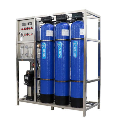 250 LPH 3xFRP Tanques Pequeno sistema de filtro de água por osmose reversa