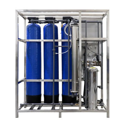 250 LPH 3xFRP Tanques Pequeno sistema de filtro de água por osmose reversa