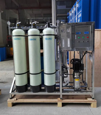Pequenos reservatórios de FRP RO-500L/H 3x Sistemas padrão de purificação de água potável