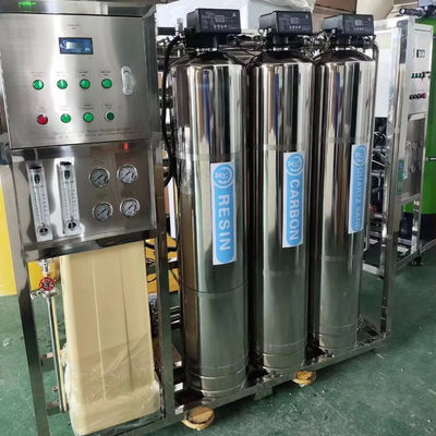 1TPH 3xSS304 Tanques Usina de água por osmose reversa para venda de água