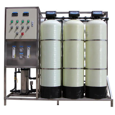 1.5TPH 3xFRP Tanques 160*85*170cm Instalação de água por osmose reversa para a indústria
