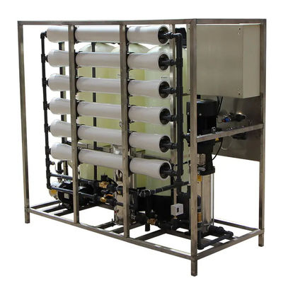1.5TPH 3xFRP Tanques 160*85*170cm Instalação de água por osmose reversa para a indústria