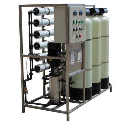 1.5TPH 3xFRP Tanques 160*85*170cm Instalação de água por osmose reversa para a indústria