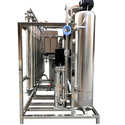 Fácil de operar 1.5TPH 3xSS304 Tanques de Água Salgada Usina de Água de Osmose Reversa