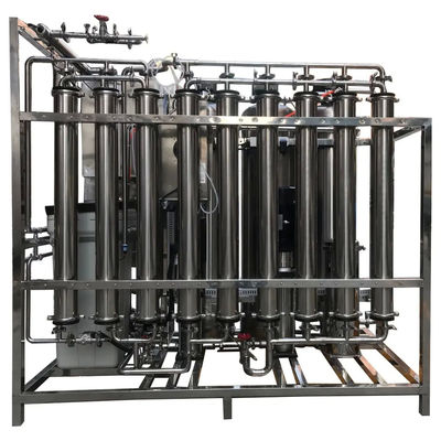 Fácil de operar 1.5TPH 3xSS304 Tanques de Água Salgada Usina de Água de Osmose Reversa