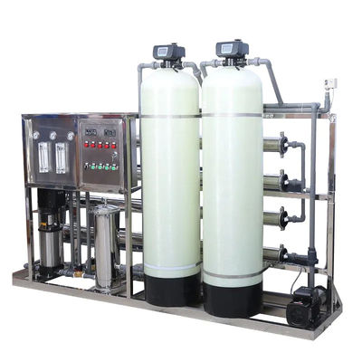 2000L/H 2xFRP Tanques de Água Salgada Usina de Água de Osmose Reversa