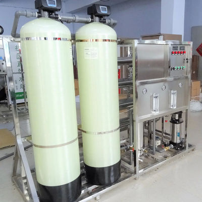 2000L/H 2xFRP Tanques de Água Salgada Usina de Água de Osmose Reversa