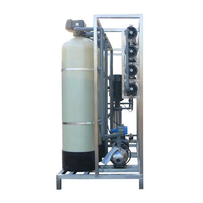 2TPH 3xFRP Tanques Usina de água de osmose reversa para fábrica de alimentos e bebidas