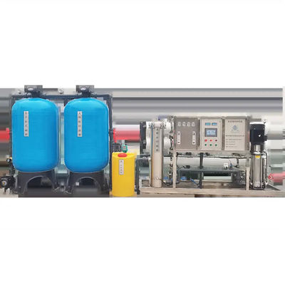 4TPH FRP Tanques de água salobra Usina de água de osmose reversa para poço de perfuração