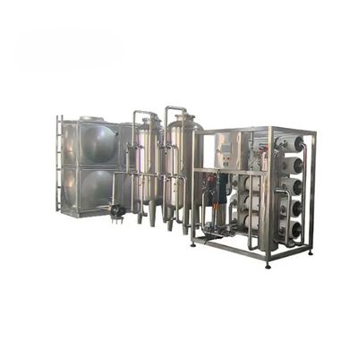5TPH SS304 Tanques RO Sistema de Purificação para Água de Processo Industrial