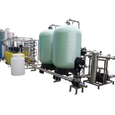 10TPH FRP Tanques Usina de água de osmose reversa para dessalinização de água do mar