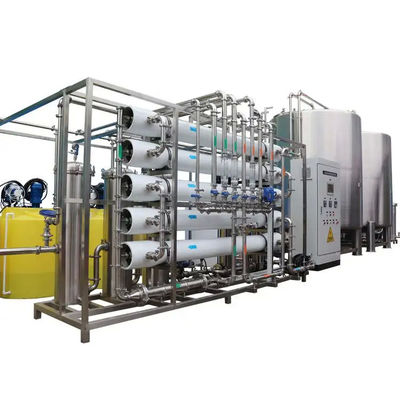 10TPH FRP Tanques Usina de água de osmose reversa para dessalinização de água do mar