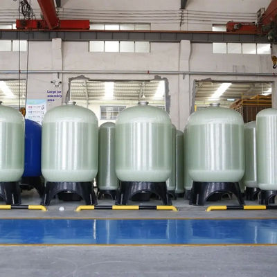 Tanque amaciador de água FRP acessível para sistemas de tratamento de água industriais e residenciais