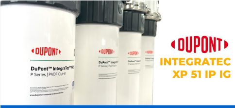 DuPontTM XP 51 IG Módulo UF PVDF ¢ Alta taxa de recuperação para tratamento industrial de água