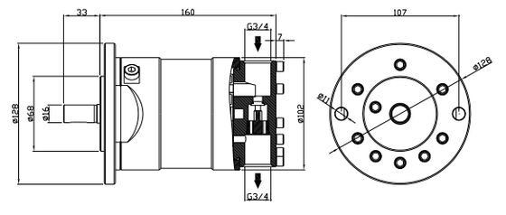Bomba de pistão axial DHP 2.7 (2,7m³/h, 80Bar) – Consumíveis para tratamento de água de alta pressão para dessalinização