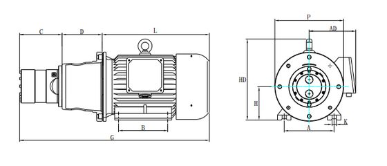 Bomba de pistão axial DHP 2.7 (2,7m³/h, 80Bar) – Consumíveis para tratamento de água de alta pressão para dessalinização