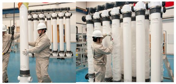 DuPontTM IntegraTecTM XP 77 IG PVDF UF Module ¥ 77 m2 Plataforma Aberta