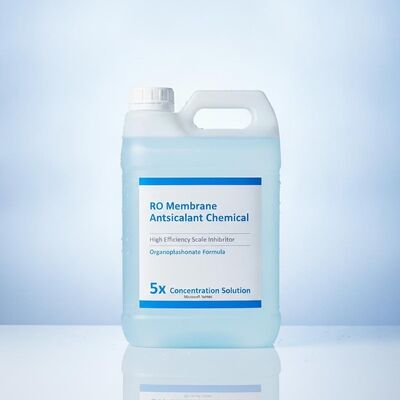 RO Antiscalant Membrana Químico Inibidor de Escala de Alta Eficiência Organofosfonato Fórmula 5x Solução de Concentração