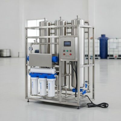 Sistema comercial de tratamento de água por osmose reversa 3000 GPD Esterilizador UV de aço inoxidável pré-filtro de descarga automática 220V