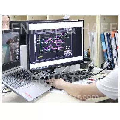 Sistema de tratamento de água por osmose reversa de alta pureza de dupla passagem 10TPD de qualidade de semicondutor farmacêutico