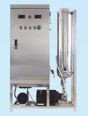 Máquina de água ozonizada de alta concentração com concentração de ozônio de 15-25 mg/L e fluxo de água de 0,5-6 T/H para lavagem e desinfecção de alimentos