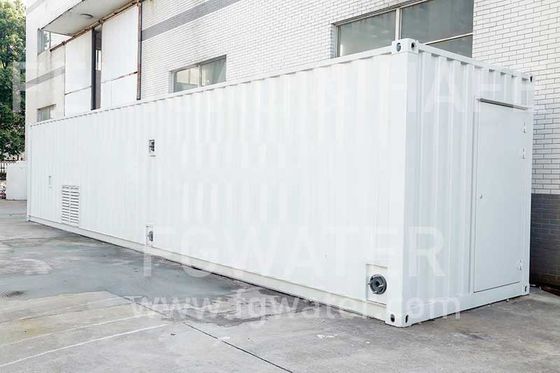 20' eletrônico planta de tratamento da água Containerized