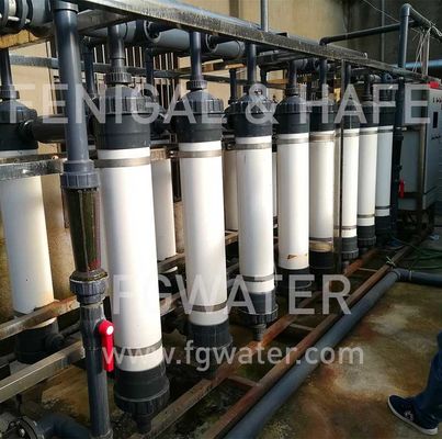 Sistema do tratamento da água do Ultrafiltration 40TPH para o suco de fruto