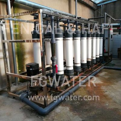 Sistema do tratamento da água do Ultrafiltration 40TPH para o suco de fruto