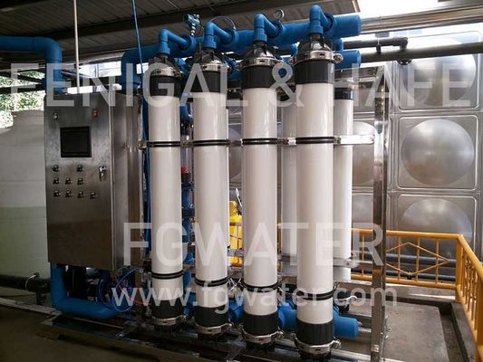 Sistema da membrana do Ultrafiltration de Purifiier da água com filtro 320TPD do carbono