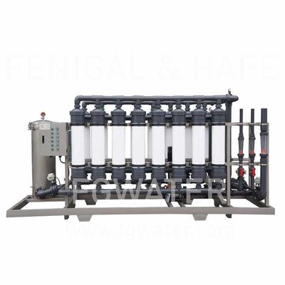 Sistema do tratamento da água do Ultrafiltration 50TPH, planta de tratamento da água Containerized de 20ft F