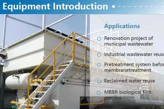 Unidades dissolvidas novas da flutuação de ar de Águas residuais Purificação Sistema Tratamento de esgotos Empresa