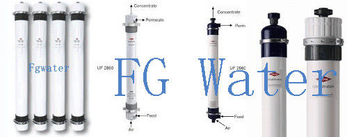 Faixa de fluxo 1,3    4.0 M3/Hr 33m2 PVDF DOW UF Módulos de membranas SFP-2660 / SFD-2660