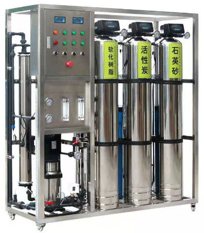 500L/H 1.7kW-380-415V 3xSS304 Tanques Água Salgada Usina de Água de Osmose Reversa