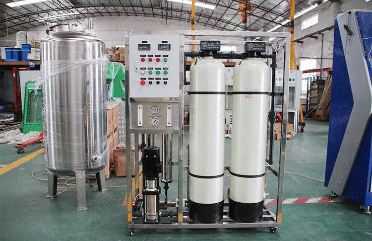 250L/H 1.7kW-380-415V 2xFRP Tanques de Água Salgada Usina de Água de Osmose Reversa
