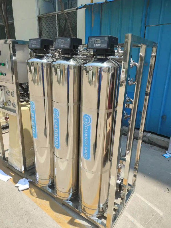 250L/H 1.7kW-380-415V 3xSS304 Tanques Água Salgada Usina de Água de Osmose Reversa
