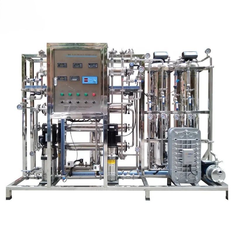 Máquina de água ultrapura de duplo estágio de 1000L/h para boilers da indústria alimentar