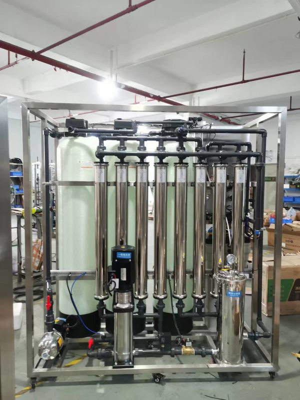 PRO-ST8080/15 1.5TPH Sistema de osmose reversa em água salobra SS304 Skid 3.0kW Tempo de condução rápido