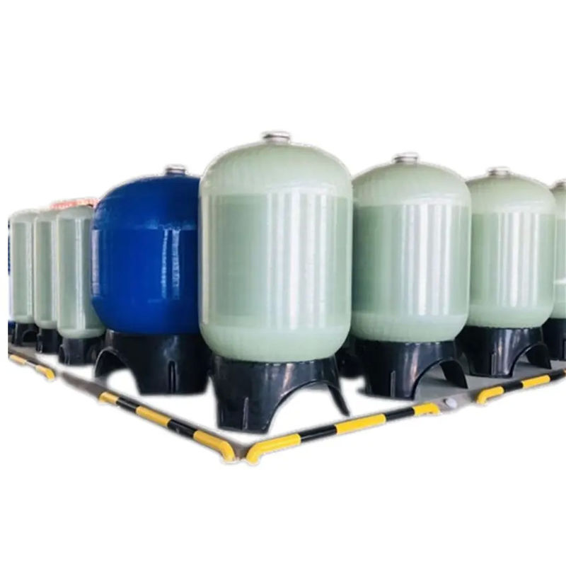 Tratamento Industrial de Água FRP Filtro de recipiente sob pressão para amaciador de água