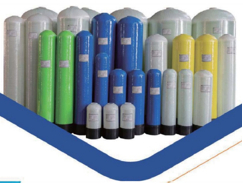 2.5' Thread Top Opening FRP Filter Tank 0.1-0.2 T/H Design Flow Rate