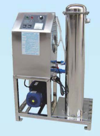 Máquina de água ozonizada de alta concentração com concentração de ozônio de 15-25 mg/L e fluxo de água de 0,5-6 T/H para lavagem e desinfecção de alimentos