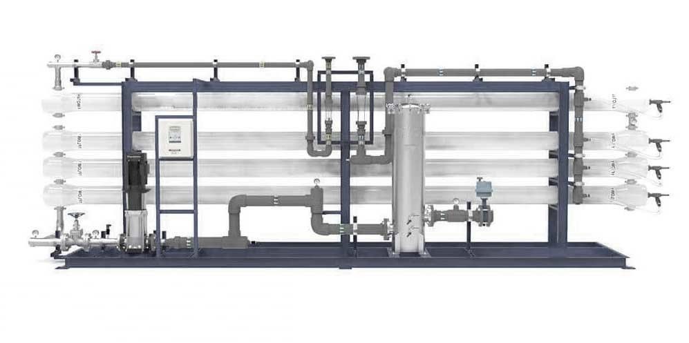 Sistemas comerciais do tratamento da água da osmose reversa 28000GPD