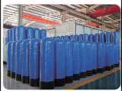 Tanque Filtro de Plástico Reforçado com Fibra 1254 φ300×1400mm Rosca 2.5”, 1.6-2.28 T/H